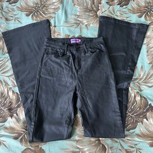 Edikted Faux Leather Flared Pants